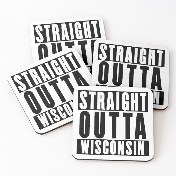 Item preview, Straight Outta Wisconsin designed and sold by RandomStuffShop.