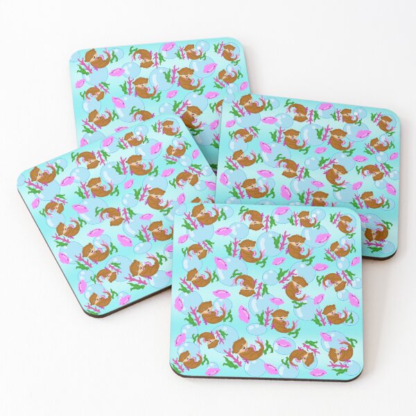Item preview, Cute sea otter pattern designed and sold by KatyChristoff.