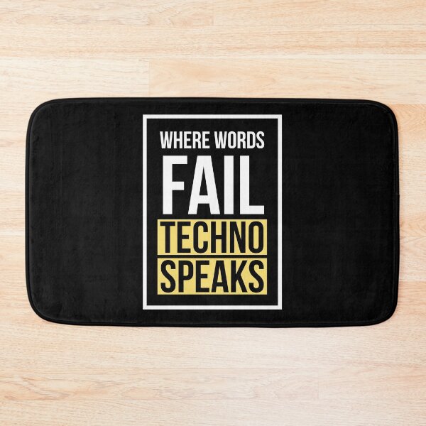Item preview, Where Words Fail , Techno Speaks designed and sold by Express YRSLF.