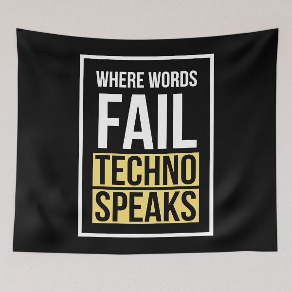 Item preview, Where Words Fail , Techno Speaks designed and sold by Express YRSLF.