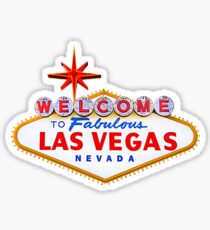 Welcome Las Vegas Shirt Sticker