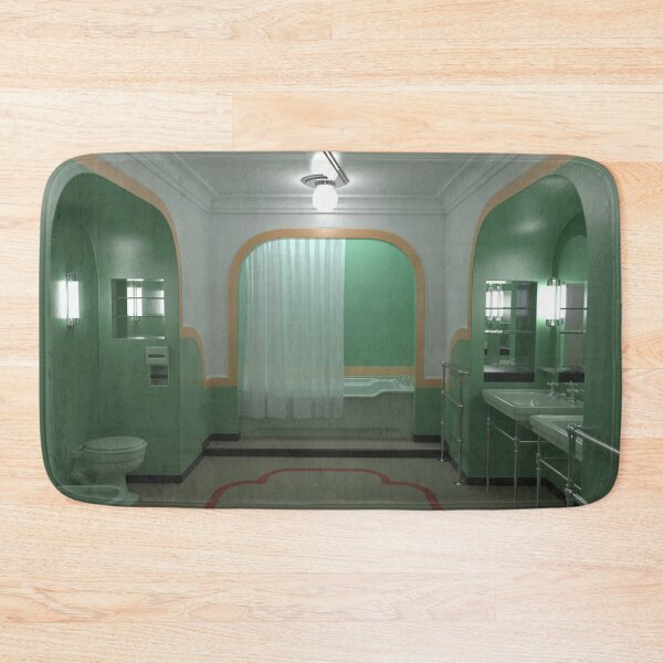 Item preview, Scary Horror art deco bathroom designed and sold by OldschoolTs.