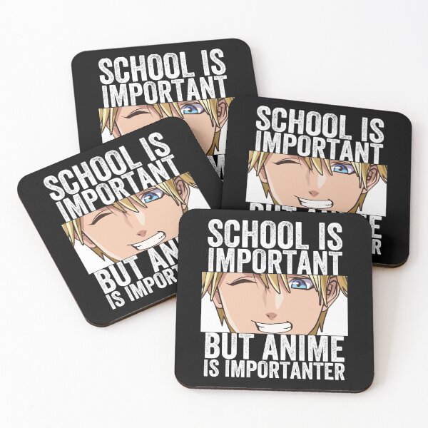 Item preview, Funny Anime Merch - School Is Important But Anime Is Importanter designed and sold by Murraysworkout.