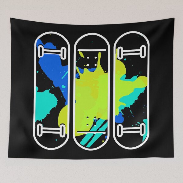 Item preview, Skateboarding 90s Aesthetic Paint Splatter Design designed and sold by AutonomousN.