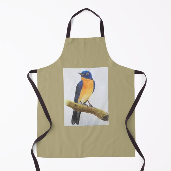 Item preview, Bird Pastel Painting Art.(Gold) designed and sold by LotusCreations.
