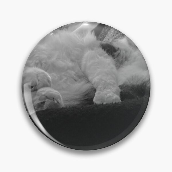Item preview, Calico on Blanket in black and white designed and sold by TM Art.