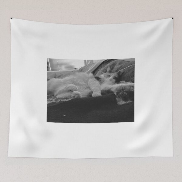 Item preview, Calico on Blanket in black and white designed and sold by TmartUS.