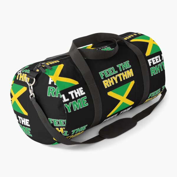 Item preview, Jamaican Flag - Feel The Rhythm, Feel the Rhyme Invert - Cool Runnings, Jamaican Bobsled Film Nostalgic 90s - Invert Design designed and sold by LittleBitDarker.