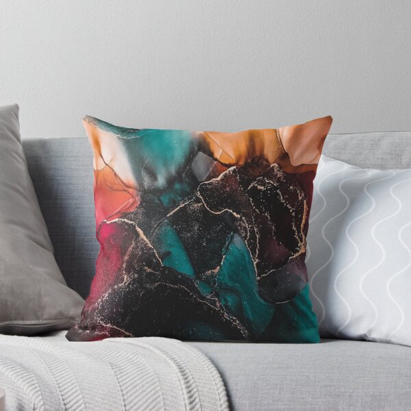Item preview, colored green yellow pink purple marble print designed and sold by HadeeeeL.
