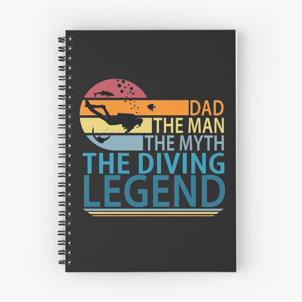 Item preview, Dad, The Man, The Myth, The Diving Legend designed and sold by TravelScientist.