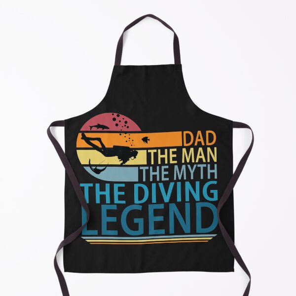 Item preview, Dad, The Man, The Myth, The Diving Legend designed and sold by TravelScientist.