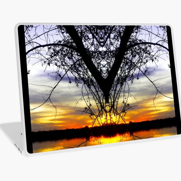 Sunset in Texas Laptop Skin