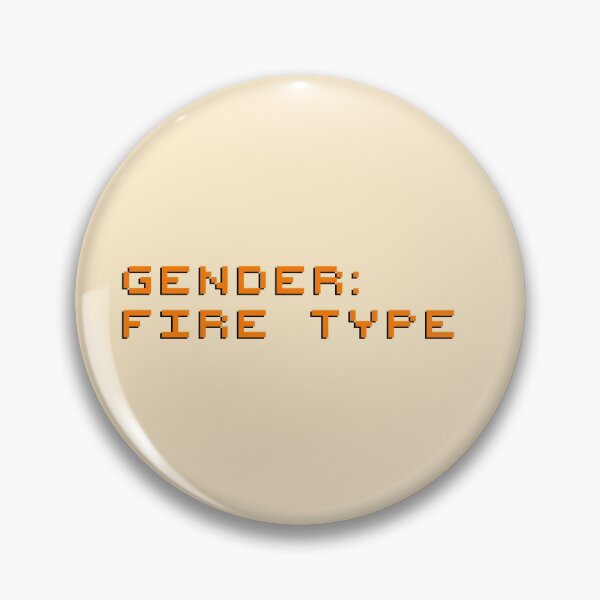 Item preview, Gender: Fire Type designed and sold by blue-jay-art.