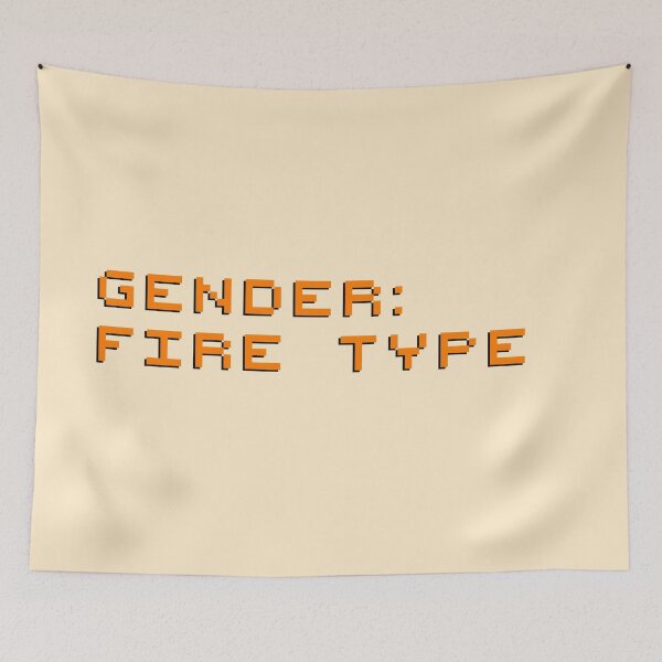 Item preview, Gender: Fire Type designed and sold by blue-jay-art.