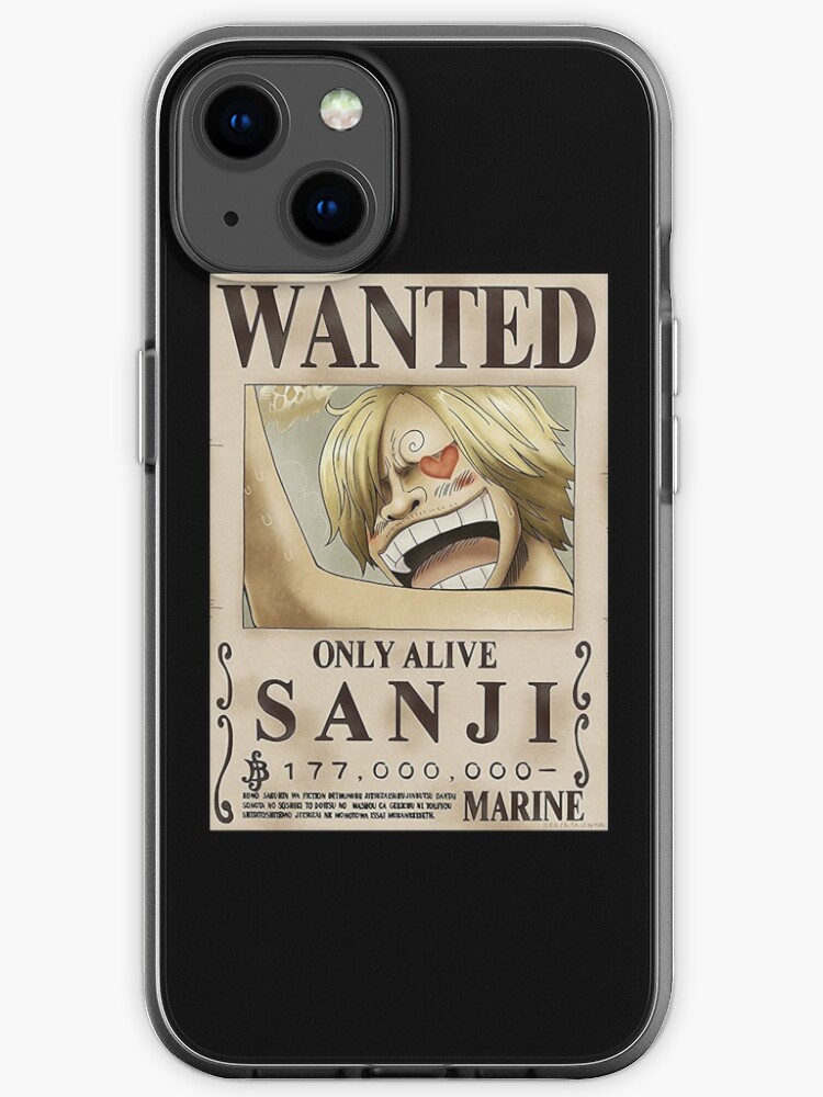 Sanji Wanted Poster Only Alive Iphone Case By Mangapanels Redbubble