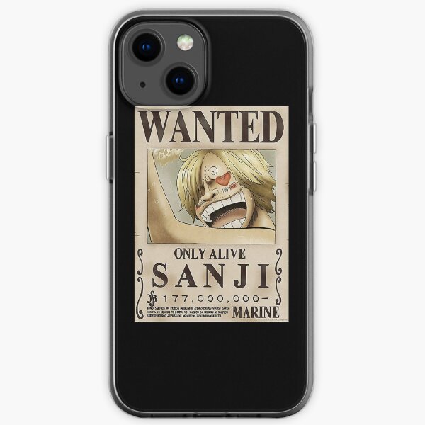 Sanji Wanted Poster Only Alive Iphone Case By Mangapanels Redbubble
