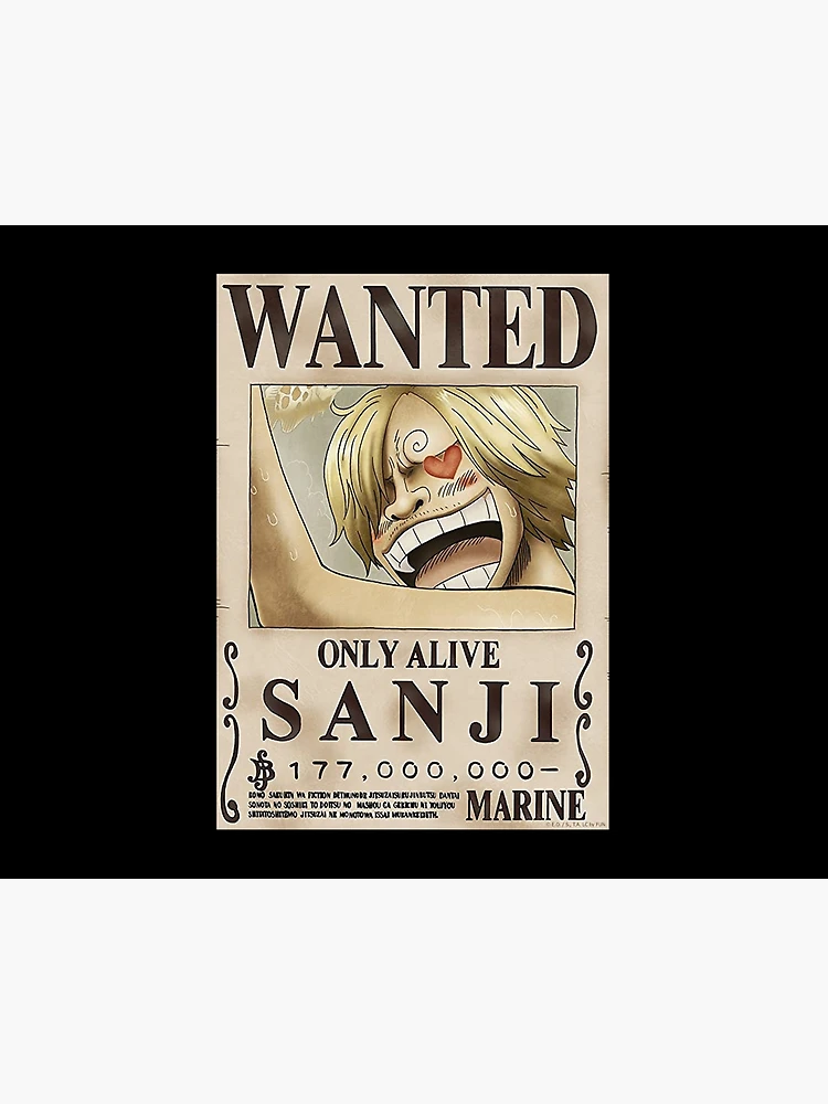 Sanji wanted poster - one piece Art Board Print for Sale by TheOPStore