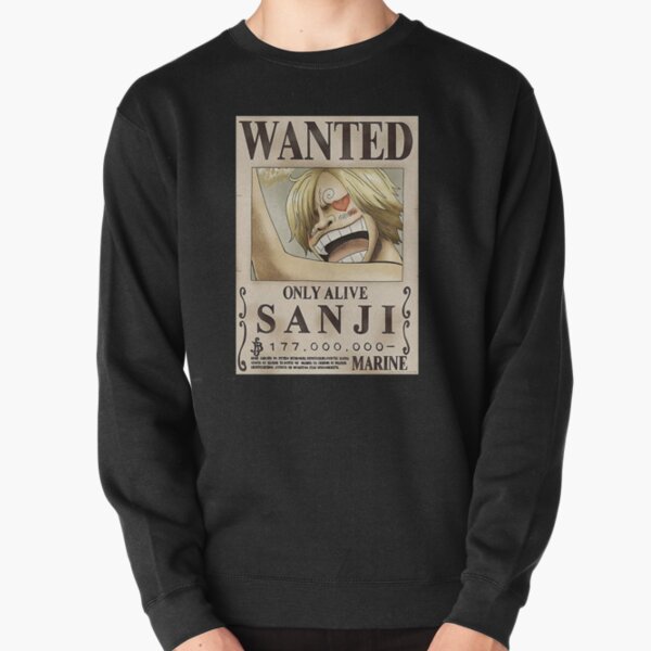Sanji Wanted Sweatshirts Hoodies Redbubble