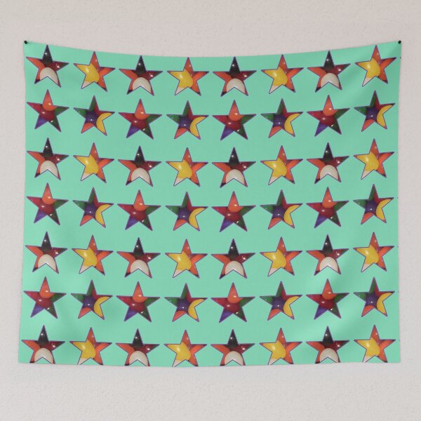 Item preview, Jelly Bean Stars on Carnival Glass Green designed and sold by BelindaFuller.