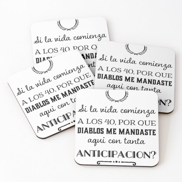 Item preview, Si la vida comienza a los 40, por que diablos me mandaste aqui con tanta anticipacion? designed and sold by Elena's Shop.