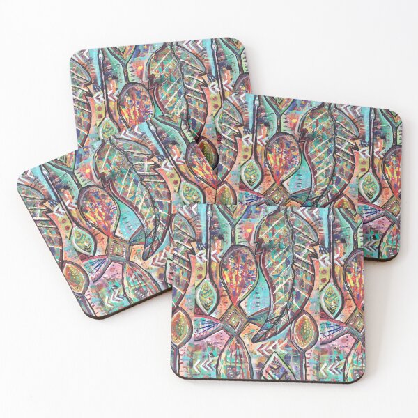 Item preview, Abstract Bohemian feather designed and sold by Alicia Gauger.