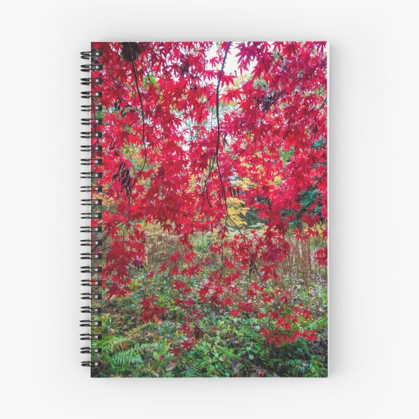 Item preview, Curtain of red Maple leaves designed and sold by HalcyonPrints.