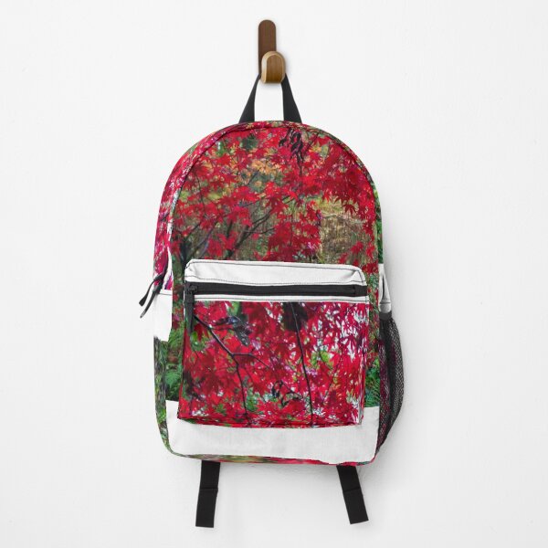 Item preview, Curtain of red Maple leaves designed and sold by HalcyonPrints.