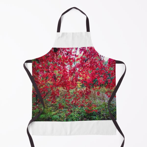 Item preview, Curtain of red Maple leaves designed and sold by HalcyonPrints.