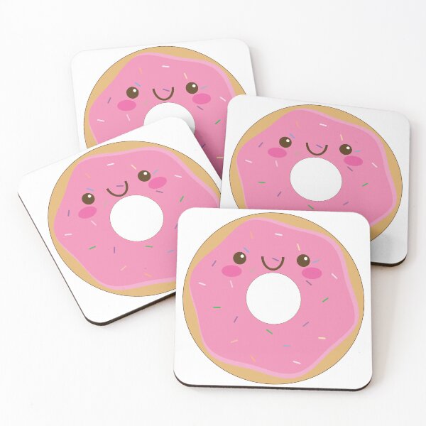 Item preview, Happy Doughnut With Pink Icing designed and sold by TheFloofyGamer.