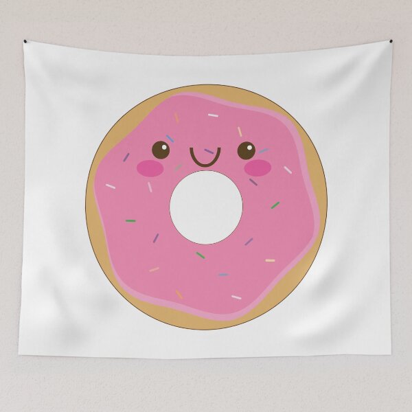 Item preview, Happy Doughnut With Pink Icing designed and sold by TheFloofyGamer.