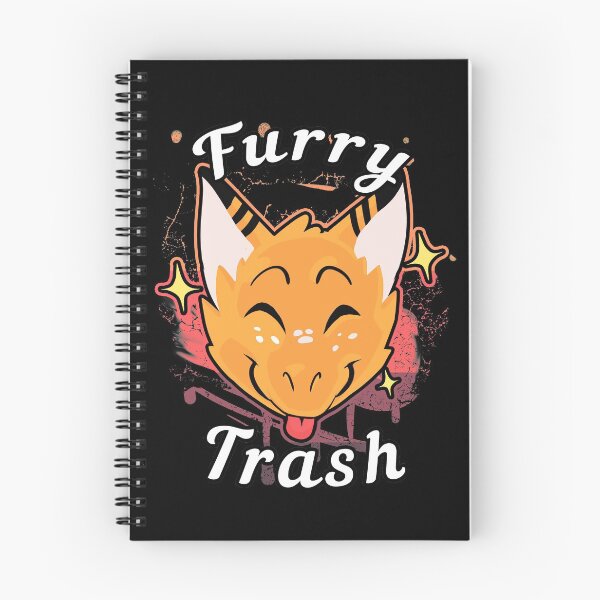Item preview, I'm A Furry Trash! Dragon Fursona designed and sold by VHusky.