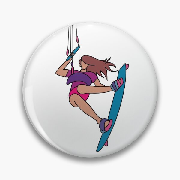 Item preview, Kitesurf Kiteboard Girl  designed and sold by TheSaltSirens.