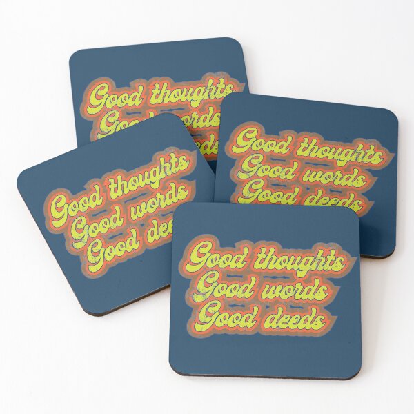 Item preview, Good Thoughts, Good Words, Good Deeds designed and sold by RoboDynamite.