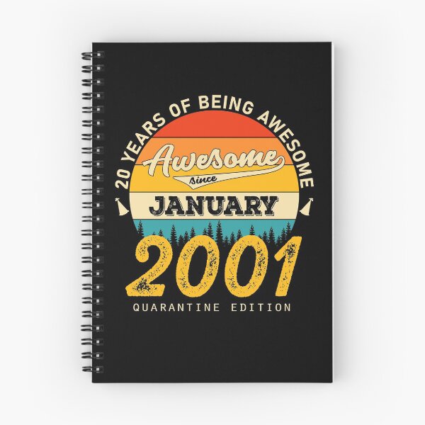 Item preview, 20th Birthday 20 Years Born In 2001 January designed and sold by Renergie.