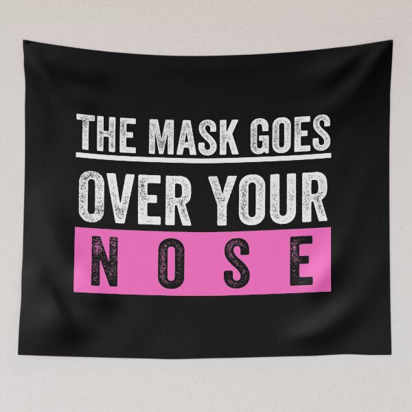 Item preview, The Mask Goes Over Your Nose designed and sold by MoMasry.