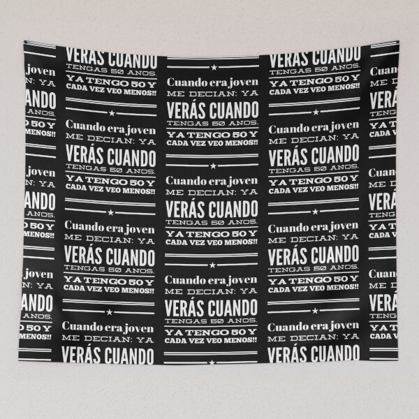 Item preview, Cuando era joven me decian: ya veras cuando tengas 50 anos designed and sold by Elena's Shop.