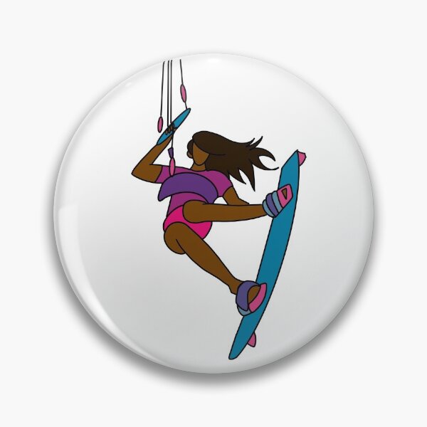 Item preview, Kitesurf Kiteboard Woman designed and sold by TheSaltSirens.