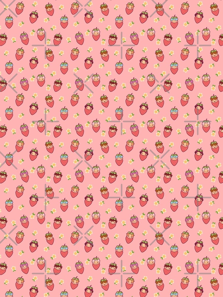 BTS Strawberry Patch PINK ~Clothes & Accessories~ by MikaBees