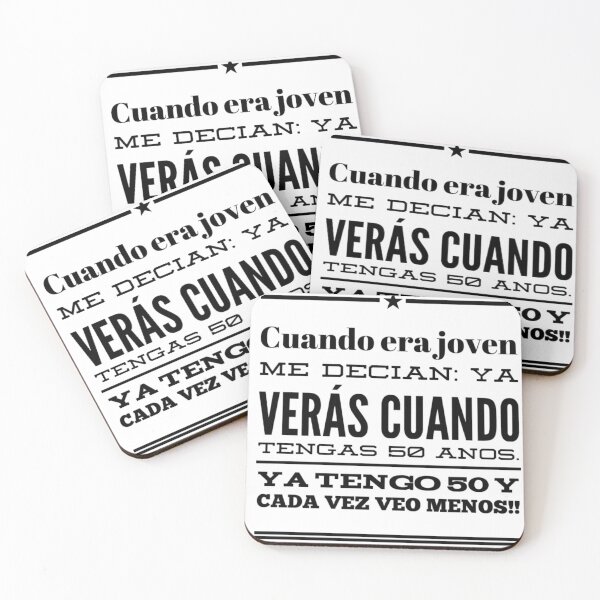 Item preview, Cuando era joven me decian: ya veras cuando tengas 50 anos designed and sold by Elena's Shop.