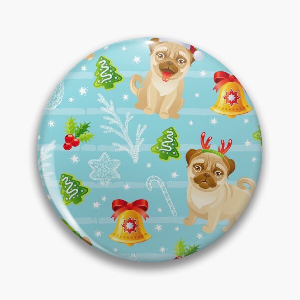 Item preview, Pug Christmas designed and sold by givemedogs.