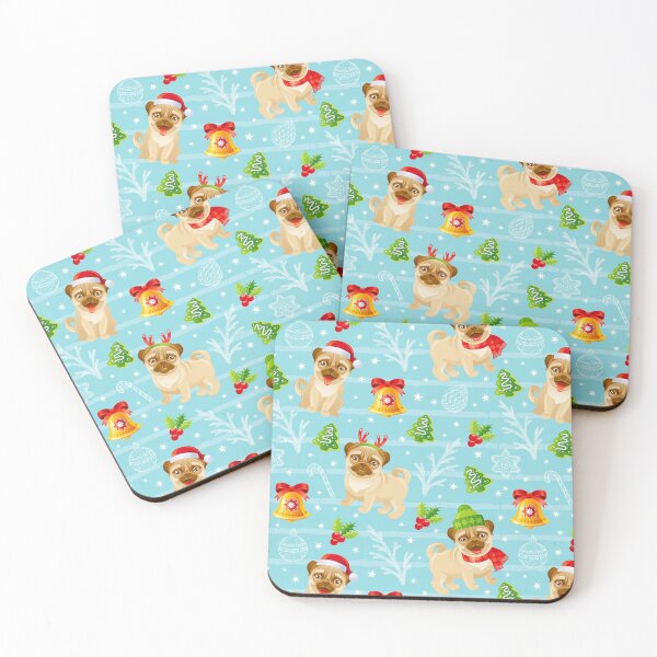 Item preview, Pug Christmas designed and sold by givemedogs.