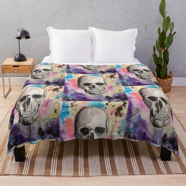 Item preview, Colorful Skull designed and sold by Alicia Gauger.