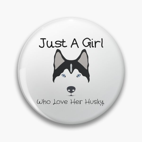 Item preview, Just A Girl Who Love Her Husky  designed and sold by piskwi.