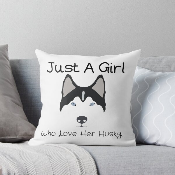 Item preview, Just A Girl Who Love Her Husky  designed and sold by piskwi.