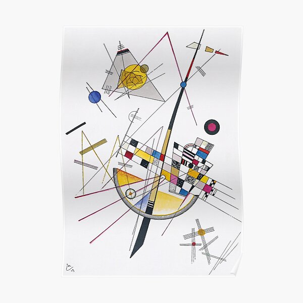 Wassily Kandinsky Delicate Tension Poster