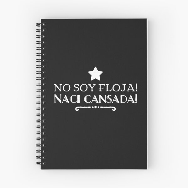 Item preview, No soy floja! Naci cansada! designed and sold by Elena's Shop.