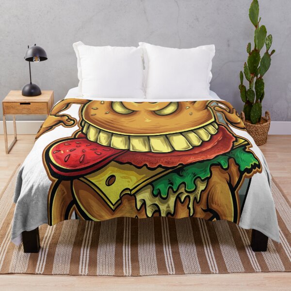 Item preview, Burger Hamburger Foodie Cartoon designed and sold by ProjectX23.