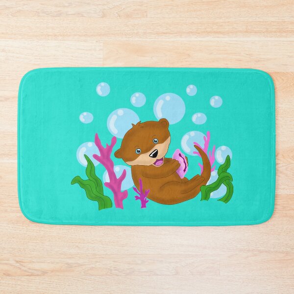 Item preview, Cute cartoon sea otter designed and sold by KatyChristoff.