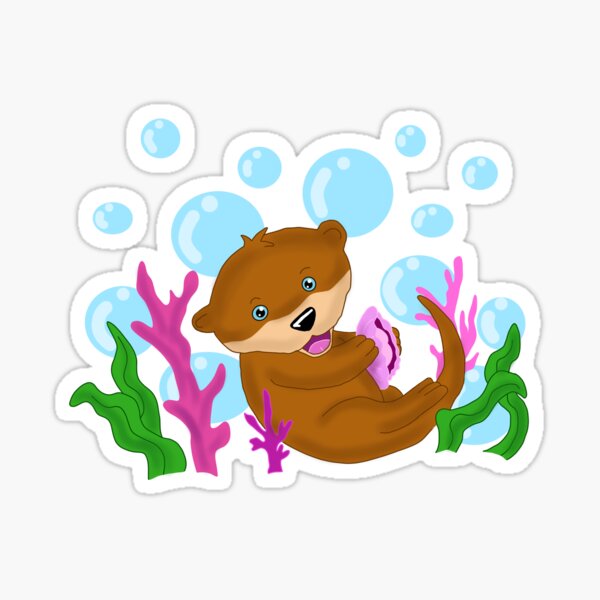 Adorable Otter Animal Cartoon Stickers Perfect For Diy - Temu