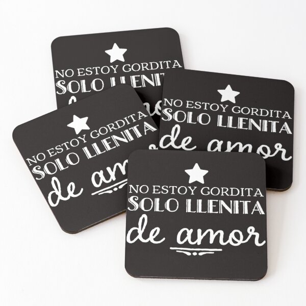 Item preview,  No estoy gordita solo llenita de amor designed and sold by Elena's Shop.